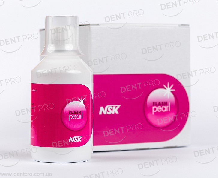 Флеш Перл НСК (PROPHY MATE Cleaning Powder Flash pearl NSK), порошок для профчистки, без содержания соды, Карбонат Кальция (CaCO2) - 2