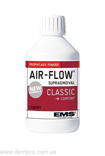 EMS Air-Flow Classic Comfort, порошок на основе бикарбоната соды (sodium bicarbonate) для профессиональной чистки (оригинал), баночка 300г - 19857