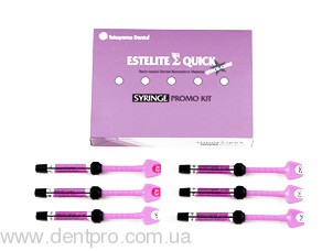 Эстелайт Сигма Квик Рекламный Промо набор (Estelite Sigma Quick Promo Kit) 6 шприцев по 3.8г, Промо Кит - 17228
