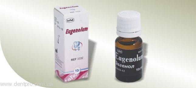 Эвгенол (Eugenolum) флакон 10г, жидкость для изготовления стоматологических паст, на основе гвоздичного масла - 17853