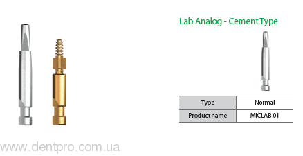 Аналог тип цемент MICLAB01, Neobiotech