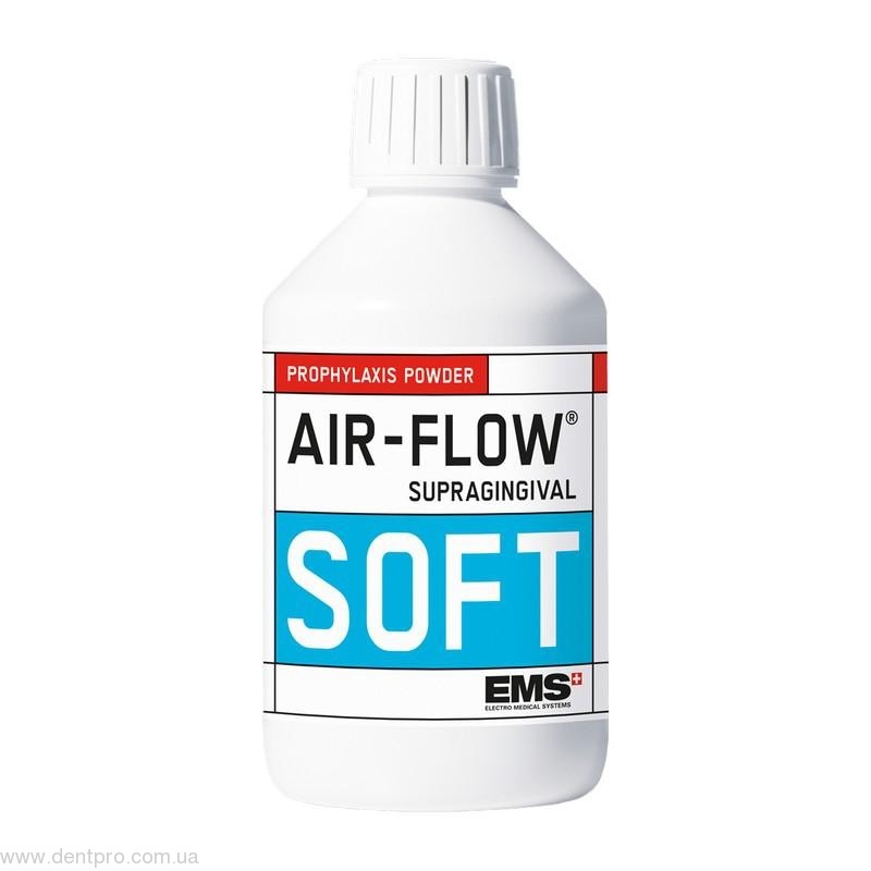 Порошок на основе глицина (Glycine) для профессиональной чистки EMS Air-Flow Soft, баночка 200г (оригинал)