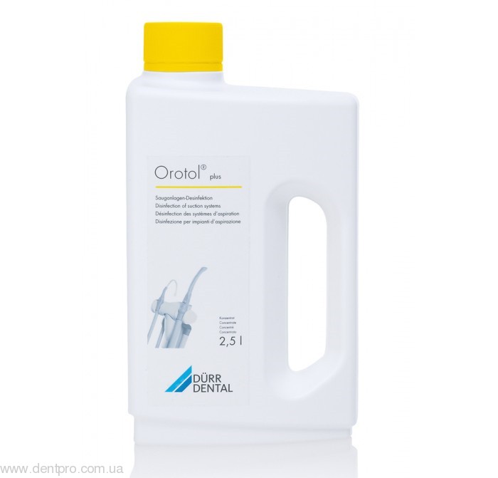 Orotol Plus (Оротол Плюс), концентрат для дезинфекции отсасывающих систем, канистра 2.5л - 17315