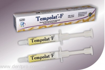 Темполат-Ф (Tempolat-F), цемент временный фиксирующий, без эвгенола, упаковка 12г