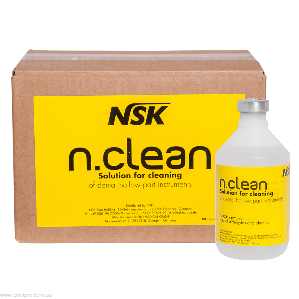 Средство для очистки наконечников, N.CLEAN (NSK), блок 6 х 500мл - 19182