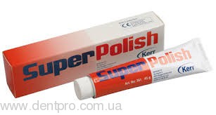 СуперПолиш (SuperPolish) полировочная паста, для получения зеркального блеска реставраций, финишная (Супер Полиш, Super Polish), тюбик 45г - 17528