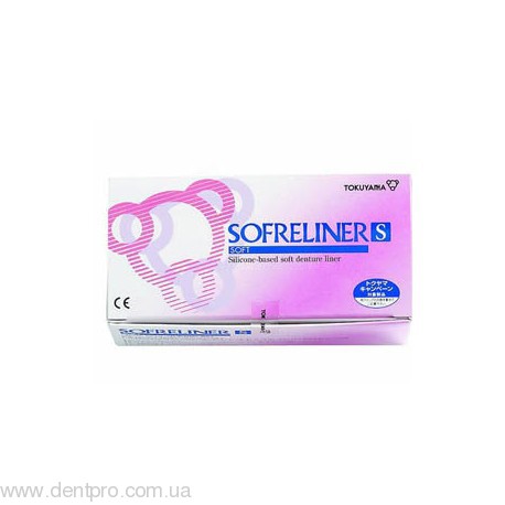 Софрелайнер S (Sofreliner S soft), набор для перебазировки съемных протезов, мягкий