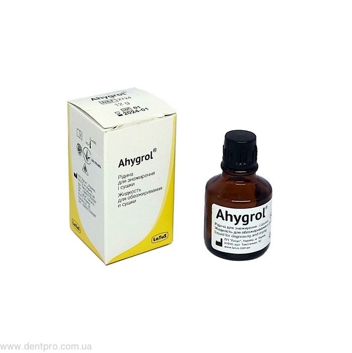Агигрол (Ангидрин, Ahygrol), жидкость для обезжиривания и сушки, флакон 12г - 20553