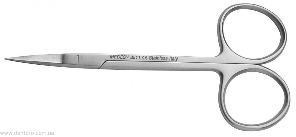 Ножницы прямые Medesy 3511 IRIS, 115мм - 19851