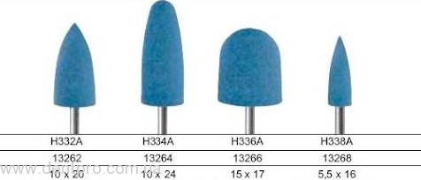Полировальные головки для акрила EVE Acryl HP, синие крупной зернистости, 1шт. - 20111