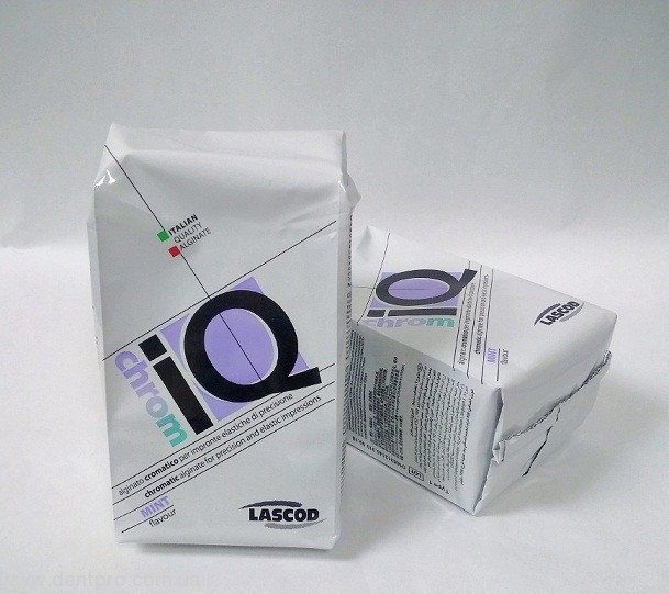 Альгинатная масса IQ chrom Laskod (Ай Кью Хром, Италия), пакет 450г альгината