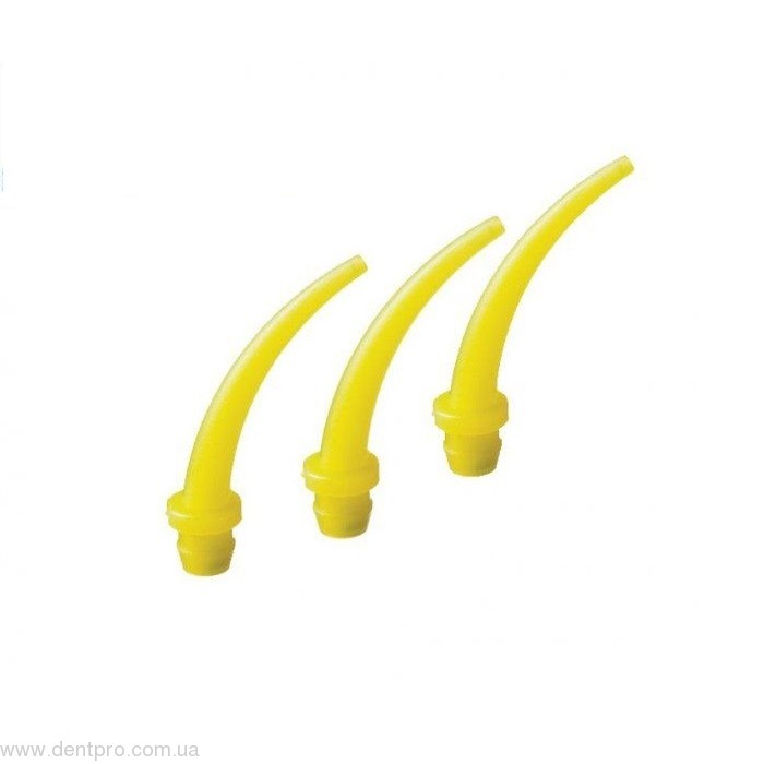 Интраоральные носики (канюли) желтые/белые (Intraoral-Tips Yellow), для смесительных канюль (#2), упаковка 10шт - 17592