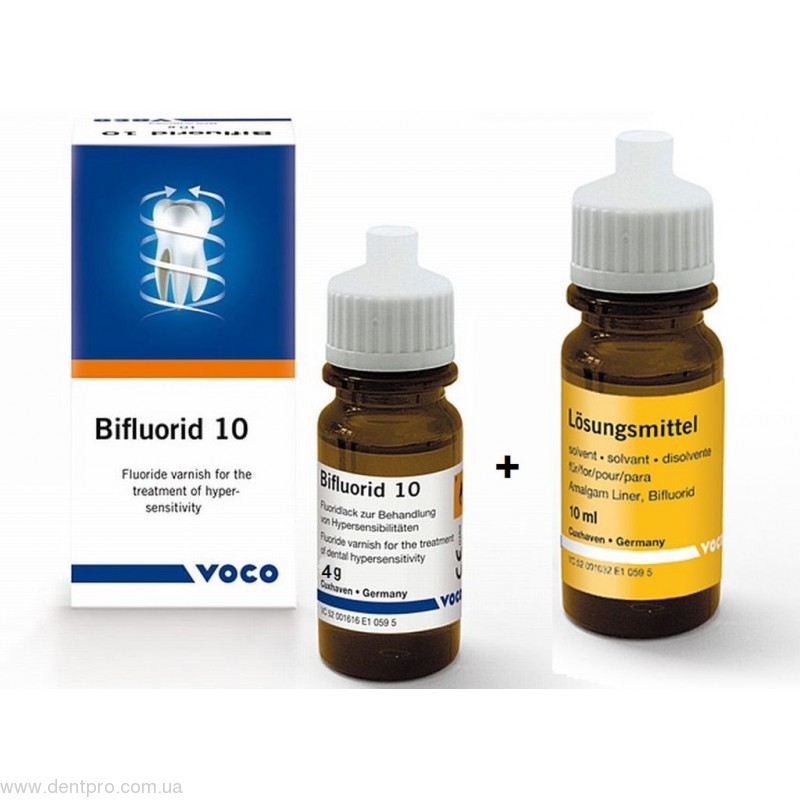  Bifluorid 10 (Бифлюорид 10) лак для фторирования зубов, набор