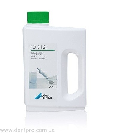 FD 312 (ЭФДи 312), концентрат для дезинфекции и очистки поверхностей и инструментария (ФД 312), канистра 2.5л