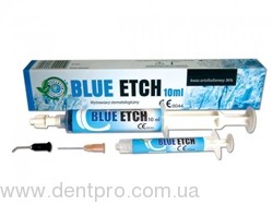 Блу Этч (Blue Etch), травильный гель 36% (протравка, Блу Этч), шприц 10мл - 17302