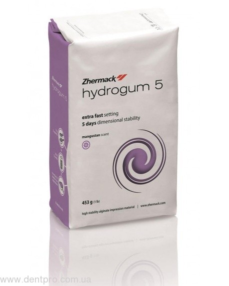 Гидрогум 5 (Hydrogum 5) альгинатная масса, пакет 453г - 19003