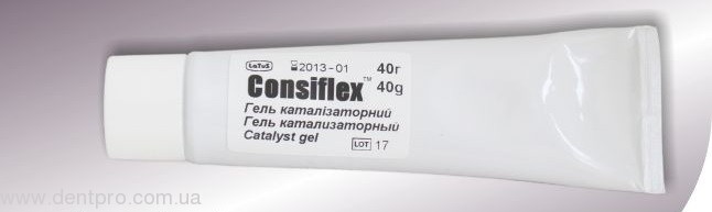 Консифлекс гель катализаторный (Consiflex Latus), С-силиконовый оттискной (слепочный) материал, тюбик 40г - 17829
