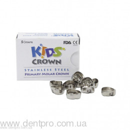 Детские коронки Kids Crown, D-UL-5 (верх лево), 5 штук 