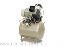 Стоматологический безмаслянный компрессор Еkom DK 50 2V/50 (Словакия), для двух стоматологических установок