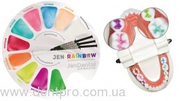 Jen-Rainbow (Джен-Рейнбоу), цветной жидкий композит для детских пломб, шприц  3,2г.