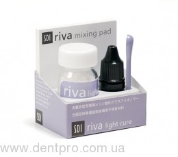 Рива ЛЦ (Riva Light Cure, SDI), стеклоиономерный пломбировочный материал, цемент светового отверждения (Riva LC), набор