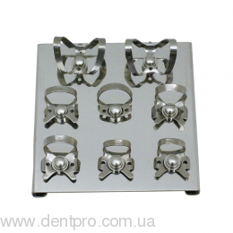 Набор клампов для детских (молочных ) зубов , 8 шт на подставке (копия)